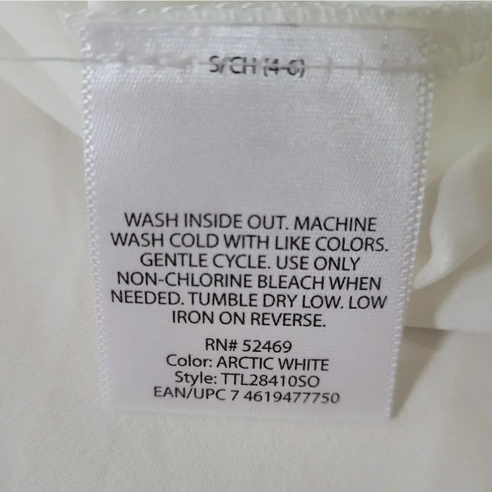 Time and Tru White Camisole Tank Top - Picture 10 of 11